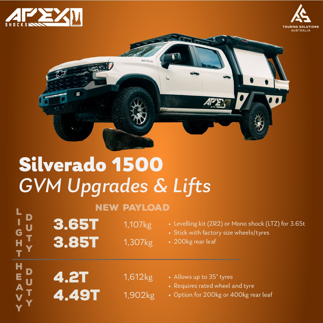 Chevrolet Silverado 1500 GVM Upgrades (Pre+Post Registration)