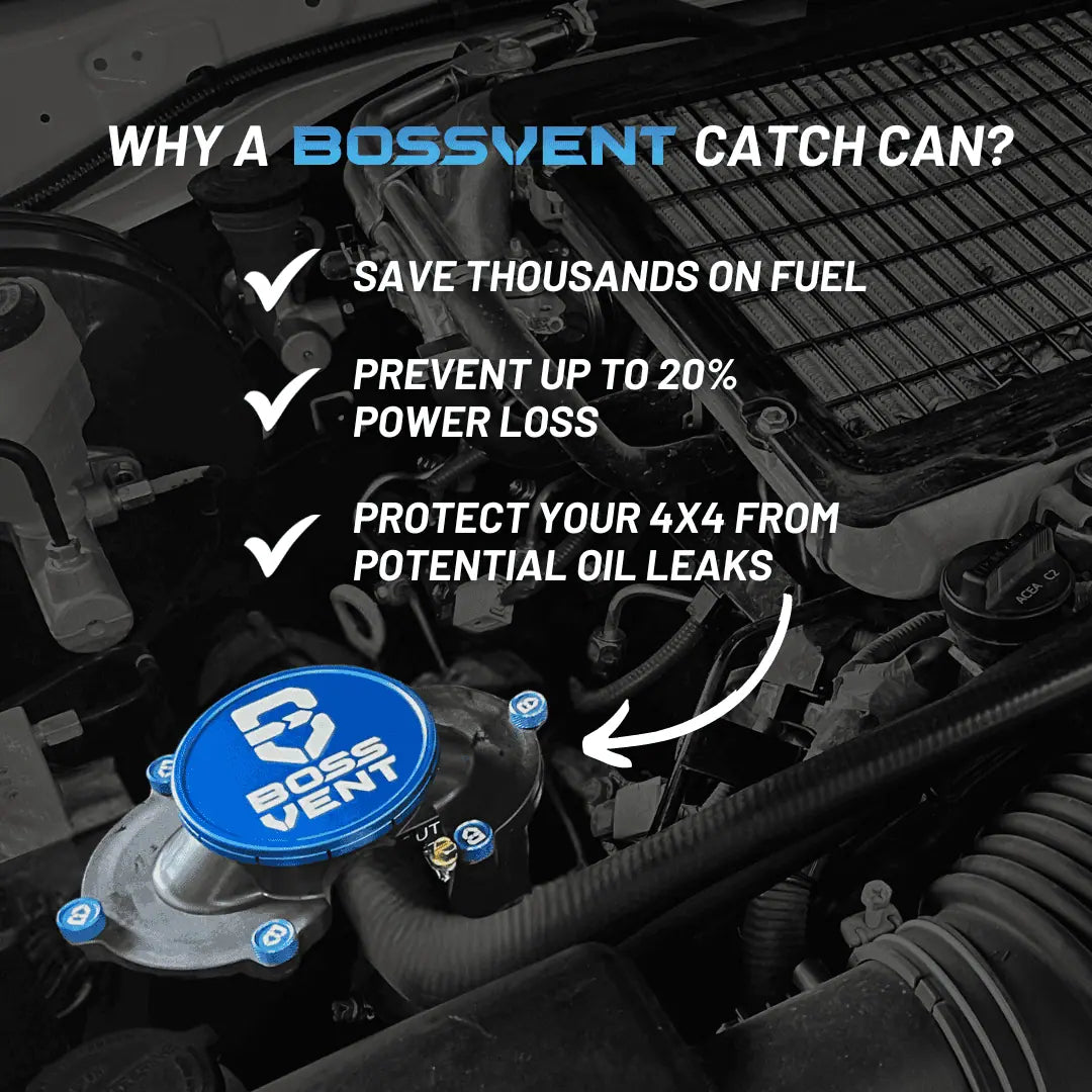 BOSSVENT Chevy Silverado 2500HD (2024 LTZ 6.6LT) Oil Catch Can Kit