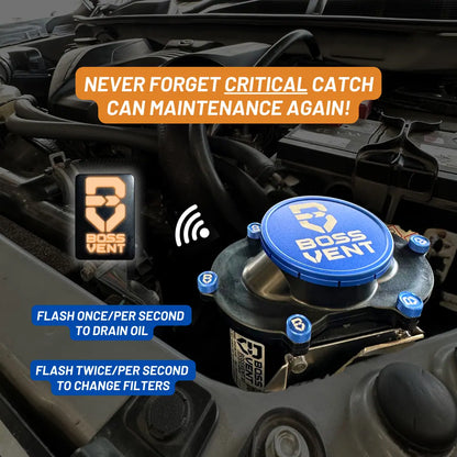 BOSSVENT Chevy Silverado 2500HD (2024 LTZ 6.6LT) Oil Catch Can Kit