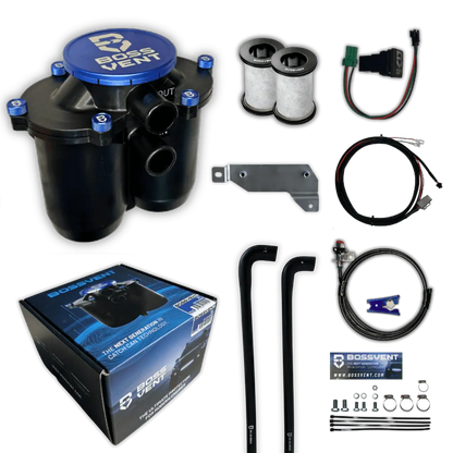BOSSVENT Chevy Silverado 2500HD (2024 LTZ 6.6LT) Oil Catch Can Kit