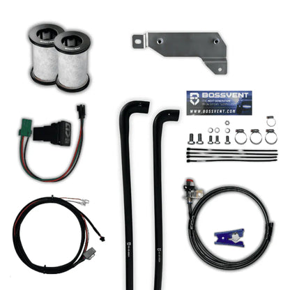 BOSSVENT Chevy Silverado 2500HD (2024 LTZ 6.6LT) Oil Catch Can Kit