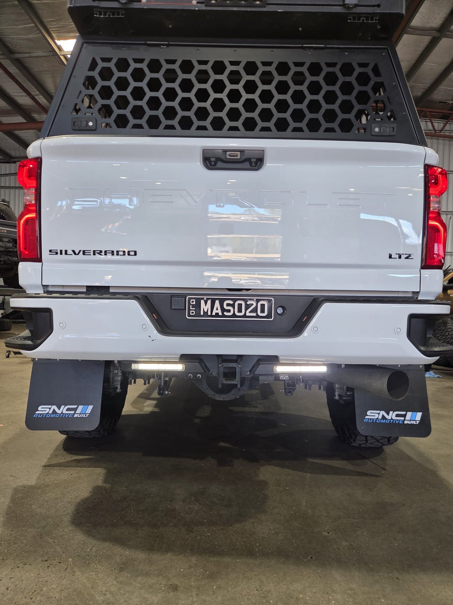 Chevrolet Silverado 2500 (2020+) Custom SNC Mud Flap Kits - Front & Rear (Installation Only)