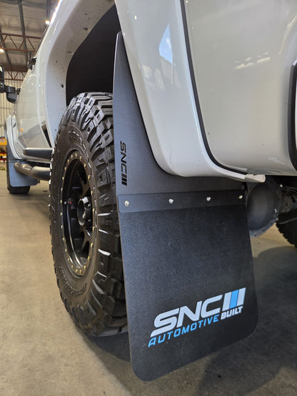 Chevrolet Silverado 2500 (2020+) Custom SNC Mud Flap Kits - Front & Rear (Installation Only)